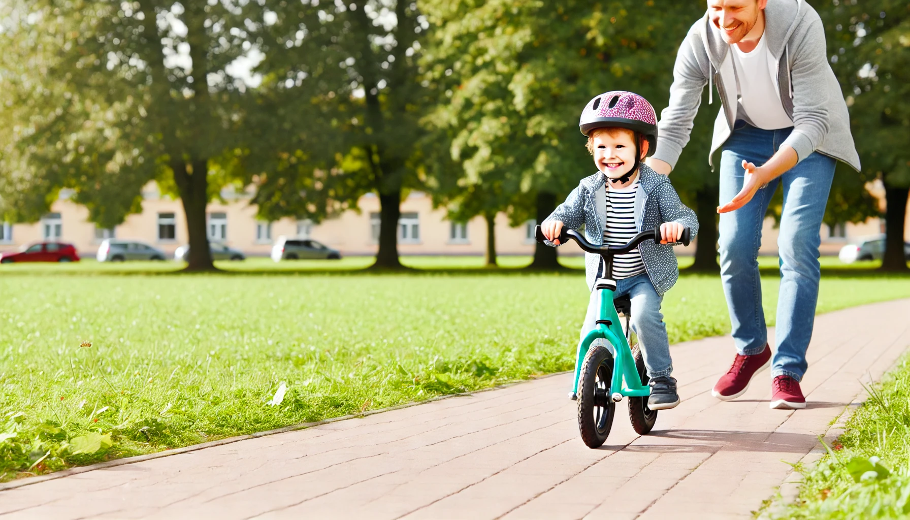 Fahrrad fahren lernen -Hilfsmittel